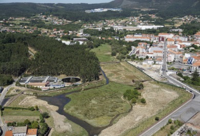 Vista general de las marismas después de las obras de Tragsa. 