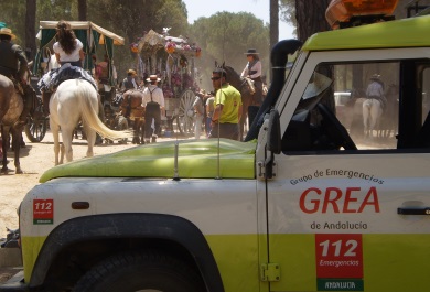 El GREA en la romería de El Rocío