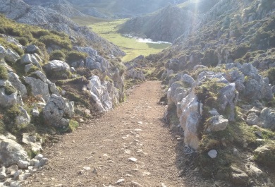 Camino a la Vega de las Mantegas, Asturias