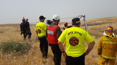 Simulacro de incendio en Israel