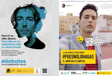 Carteles de las campañas del Ministerio