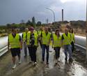 Begoña García Bernal visita las obras de emergencia en el embalse de Valdecañas