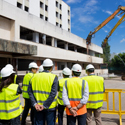 ​Feijoo visita los trabajos de demolición del antiguo Hospital Xeral de Lugo